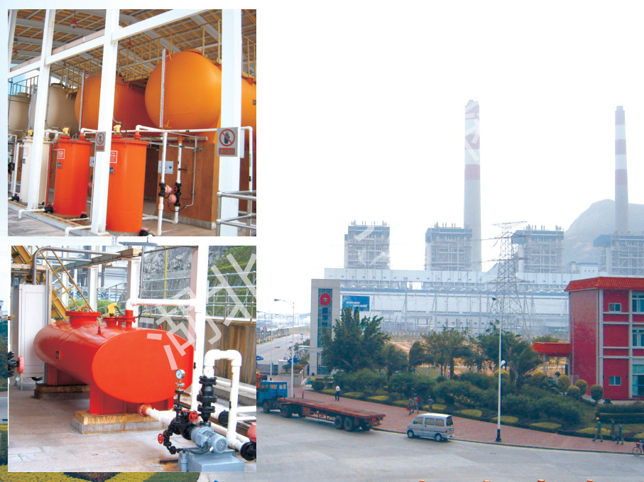Water treatment equipment in the chemica...